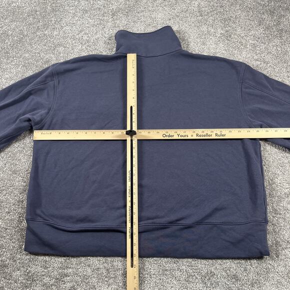 Columbia Sweatshirt Womens XXL 1/4 Zip Pullover Pocket Blue Outdoors - Picture 10 of 15